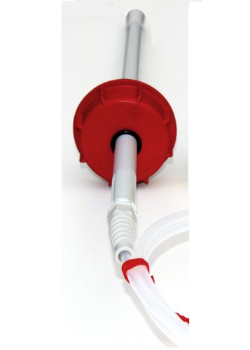 Sauglanze PVC D16mm PVC-Schlauch 4x6mm Verschluß Rot Nr.61 für Dosieranlagen von alfa-pool