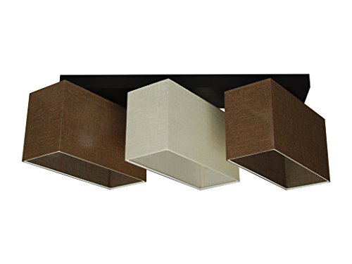 alfalux Deckenlampe 3 Flammig Deckenleuchte LED Geeignet Holz Wohnzimmer Schlafzimmer JLS31BRECD ECRU/BRAUN alfalux Deckenlampe 3 Flammig Deckenleuchte LED Geeignet Holz Wohnzimmer Schlafzimmer JLS31BRECD ECRU/BRAUN von alfalux