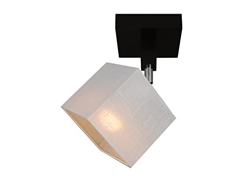 alfalux Deckenlampe LLS11WEDPR dreh- und schwenkbar Deckenstrahler Deckenleuchte Leuchte 1-flammig Holz Kinderzimmer Wohnzimmer Lampe LED-geeignet (WEIß) von alfalux