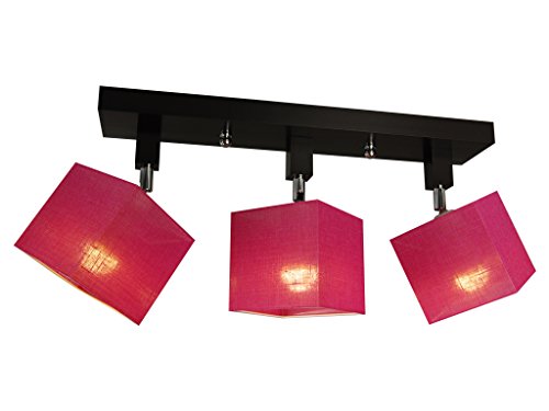 alfalux Deckenlampe Mit 3 Lampenschirmen LED Deckenleuchte Leuchte Lampe Wohnzimmerlampe Schlafzimmerlampe Holz Wohnzimmer Schlafzimmer Deckenleuchten Drehbar Schwenkbar Fuchsie LLS31FUDPR alfalux Deckenlampe Mit 3 Lampenschirmen LED Deckenleuchte Leuchte Lampe Wohnzimmerlampe Schlafzimmerlampe Holz Wohnzimmer Schlafzimmer Deckenleuchten Drehbar Schwenkbar Fuchsie LLS31FUDPR von alfalux