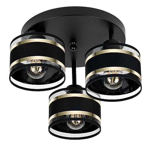 alfalux Deckenlampe Mit 3 Lampenschirmen Moderne LED Deckenleuchte Leuchte Lampe Wohnzimmerlampe Schlafzimmerlampe Kinderzimmer Wohnzimmer Schlafzimmer Badezimmer Küche Deckenleuchten TI-3030SC-SCSCSC alfalux Deckenlampe Mit 3 Lampenschirmen Moderne LED Deckenleuchte Leuchte Lampe Wohnzimmerlampe Schlafzimmerlampe Kinderzimmer Wohnzimmer Schlafzimmer Badezimmer Küche Deckenleuchten TI-3030SC-SCSCSC von alfalux