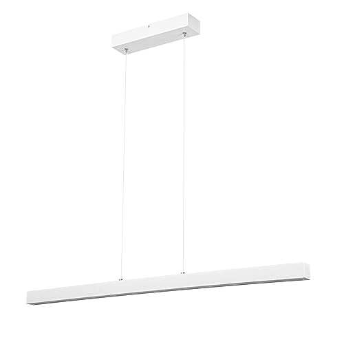 alfalux Lampe LED Hängelampe aus Holz Wohnzimmer Esszimmerlampe Hängeleuchte Pendelleuchte Esstischlampe Küchenlampe Höhenverstellbar 100 cm Dimmbar DIMLED100KB-3K-WEIß alfalux Lampe LED Hängelampe aus Holz Wohnzimmer Esszimmerlampe Hängeleuchte Pendelleuchte Esstischlampe Küchenlampe Höhenverstellbar 100 cm Dimmbar DIMLED100KB-3K-WEIß von alfalux