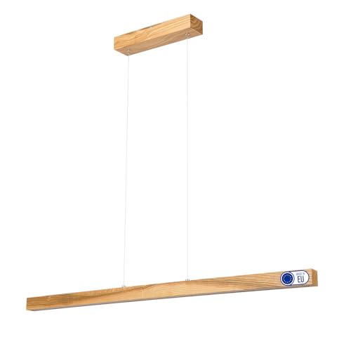 alfalux Lampe LED Hängelampe aus Holz Wohnzimmer Esszimmerlampe Hängeleuchte Pendelleuchte Esstischlampe Küchenlampe Höhenverstellbar 100 cm Dimmbar Rustikal DIMLED100KB-3K-RUSTIKAL alfalux Lampe LED Hängelampe aus Holz Wohnzimmer Esszimmerlampe Hängeleuchte Pendelleuchte Esstischlampe Küchenlampe Höhenverstellbar 100 cm Dimmbar Rustikal DIMLED100KB-3K-RUSTIKAL von alfalux