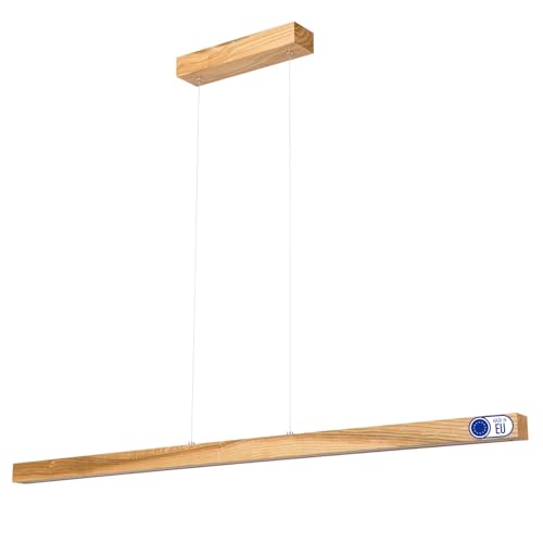 alfalux Lampe LED Hängelampe aus Holz Wohnzimmer Esszimmerlampe Hängeleuchte Pendelleuchte Esstischlampe Küchenlampe Höhenverstellbar LED115KB-4K-RUSTIKAL 115 cm Neutralweißes Licht Rustikal alfalux Lampe LED Hängelampe aus Holz Wohnzimmer Esszimmerlampe Hängeleuchte Pendelleuchte Esstischlampe Küchenlampe Höhenverstellbar LED115KB-4K-RUSTIKAL 115 cm Neutralweißes Licht Rustikal von alfalux