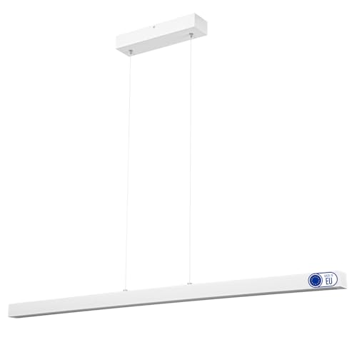 alfalux Lampe LED Hängelampe aus Holz Wohnzimmer Esszimmerlampe Hängeleuchte Pendelleuchte Esstischlampe Küchenlampe Höhenverstellbar LED115KB-3K-WEIß 115 cm Warmweißes Licht Weiß alfalux Lampe LED Hängelampe aus Holz Wohnzimmer Esszimmerlampe Hängeleuchte Pendelleuchte Esstischlampe Küchenlampe Höhenverstellbar LED115KB-3K-WEIß 115 cm Warmweißes Licht Weiß von alfalux