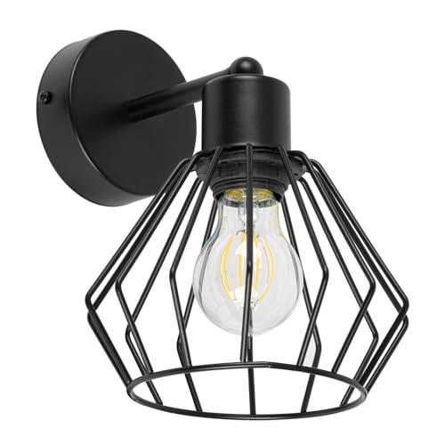 alfalux Wandleuchte Innen Wandlampe LED Lampe Aus Metall Für Wohnzimmer Schlafzimmer Kinderzimmer Treppenhaus Wandlampen Wandleuchten WAND-BR-OST1010SC von alfalux