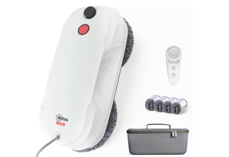 alfda Fensterputzroboter AFR230, mit 60ml Wassertank mit Sprühfunktion von alfda