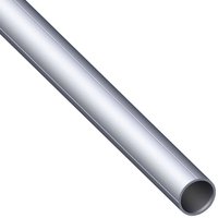 alfer® aluminium Rundrohr, Combitech®, Silber, Aluminium - silberfarben von alfer® aluminium