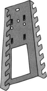 Werkzeughalter weiß 11410 1 Stück auf Karte Werkzeughalter weiß 11410 1 Stück auf Karte von alfer element system