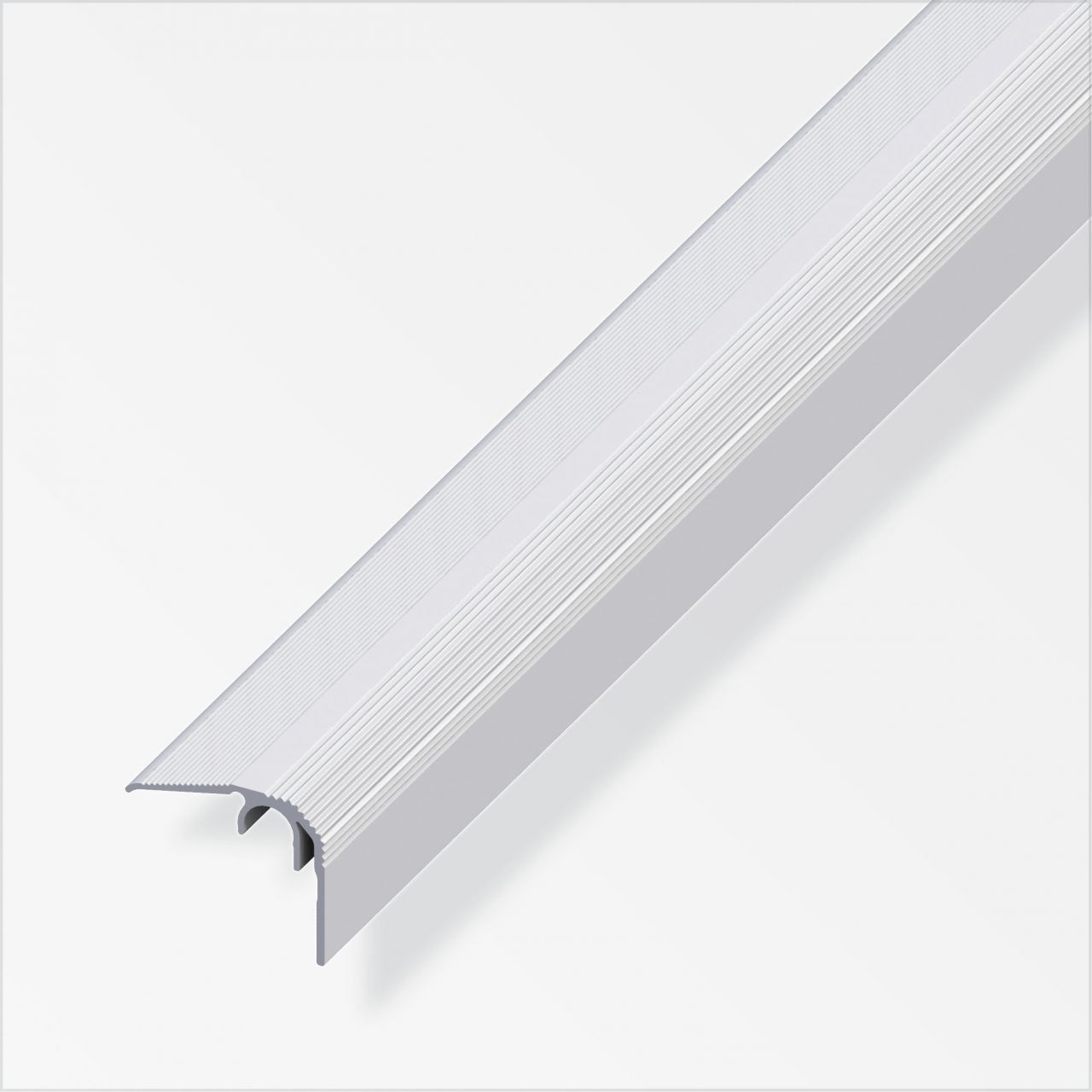alfer Abschluss-Profil 1 m, 32 x 27 mm Aluminium eloxiert silber von ALFER