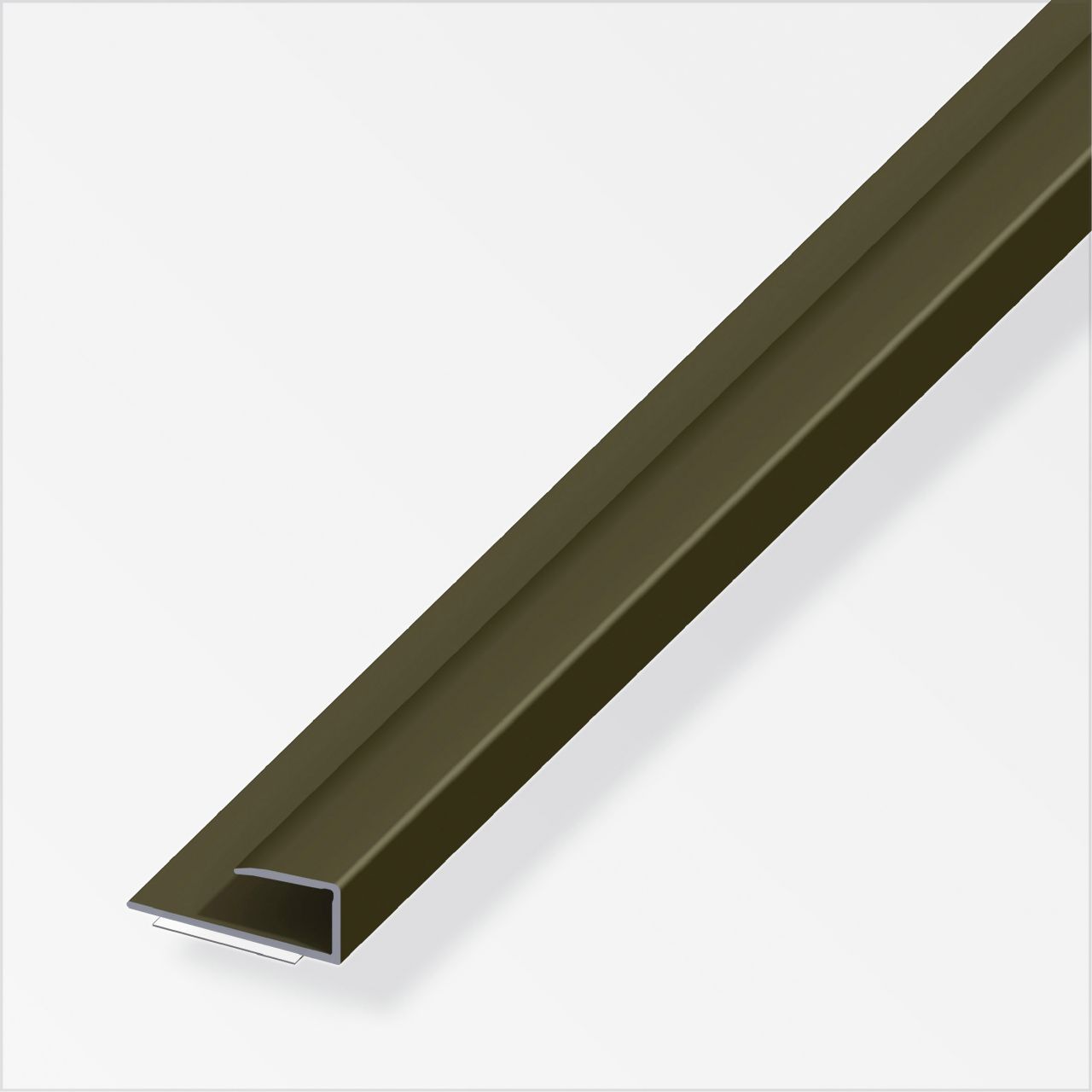 alfer Einfass-Profil 1 m, 15 x 9 mm Aluminium eloxiert bronze von ALFER