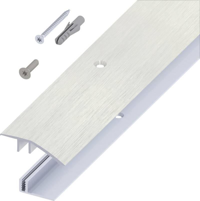 alfer Niveauausgleichs- Träger-Profil 1 m, 45 x 7 - 15 mm Edelstahloptik alfer Niveauausgleichs- Träger-Profil 1 m, 45 x 7 - 15 mm Edelstahloptik von ALFER