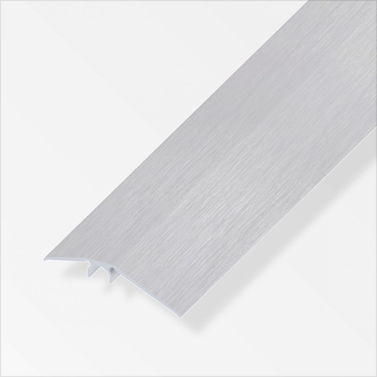 alfer Niveauausgleichs-Profil 1 m, 56 mm Aluminium eloxiert gebürstet grau von ALFER