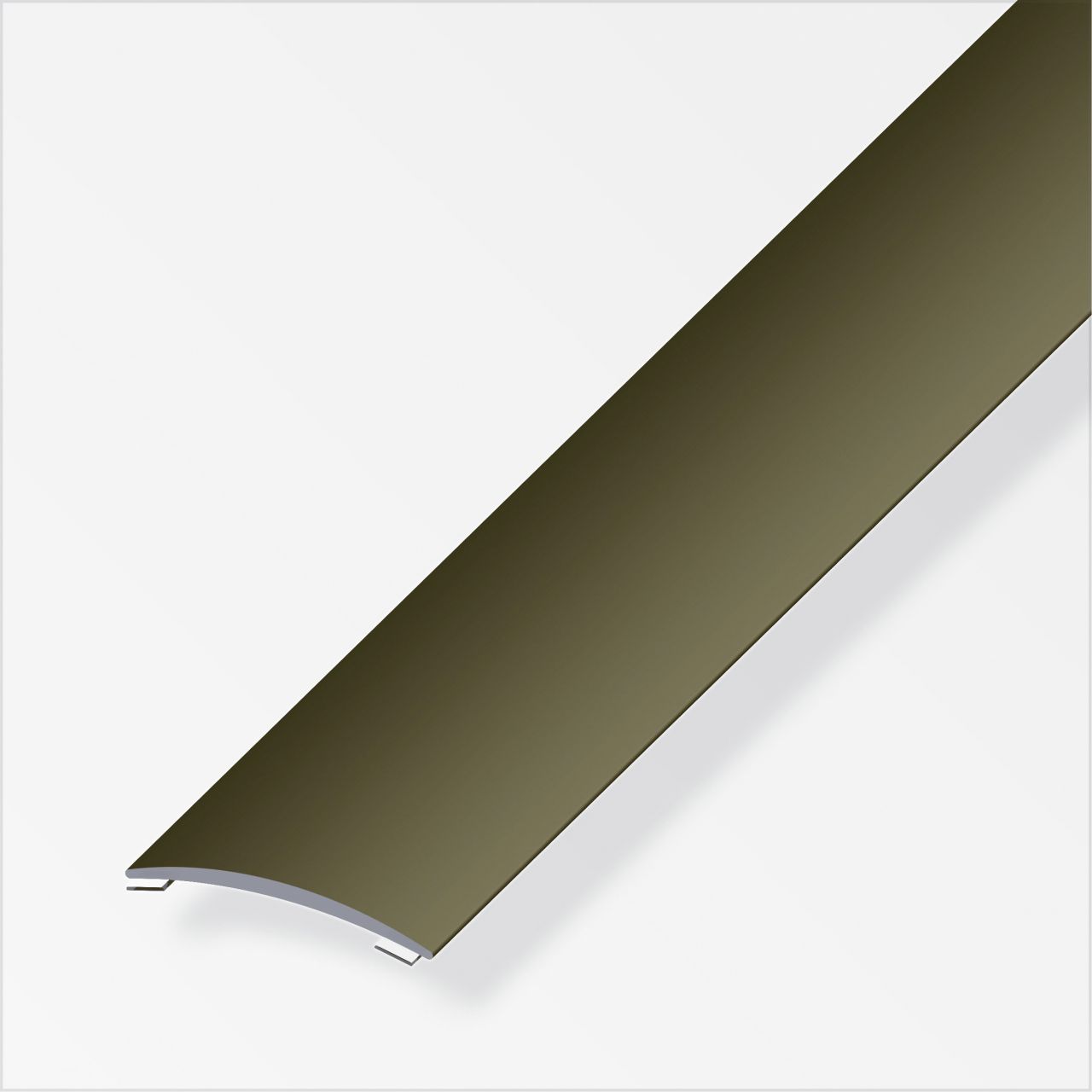 alfer Übergangsprofil 1 m, 20 x 2.5 mm Aluminium eloxiert bronze von ALFER