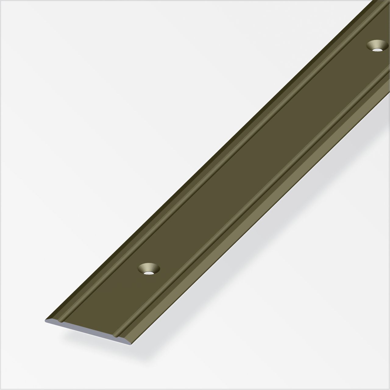 alfer Übergangsprofil 1 m, 30 x 2 mm Aluminium eloxiert bronze von ALFER