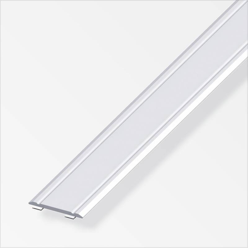 alfer Übergangsprofil 1 m, 30 x 2 mm Aluminium eloxiert silber von ALFER