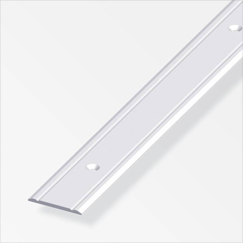 alfer Übergangsprofil 1 m, 30 x 2 mm Aluminium eloxiert silber von ALFER