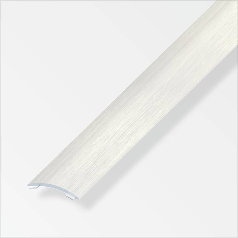 alfer Übergangsprofil 1 m, 30 x 5 mm Alu eloxiert gebürstet Edelstahl Optik von ALFER