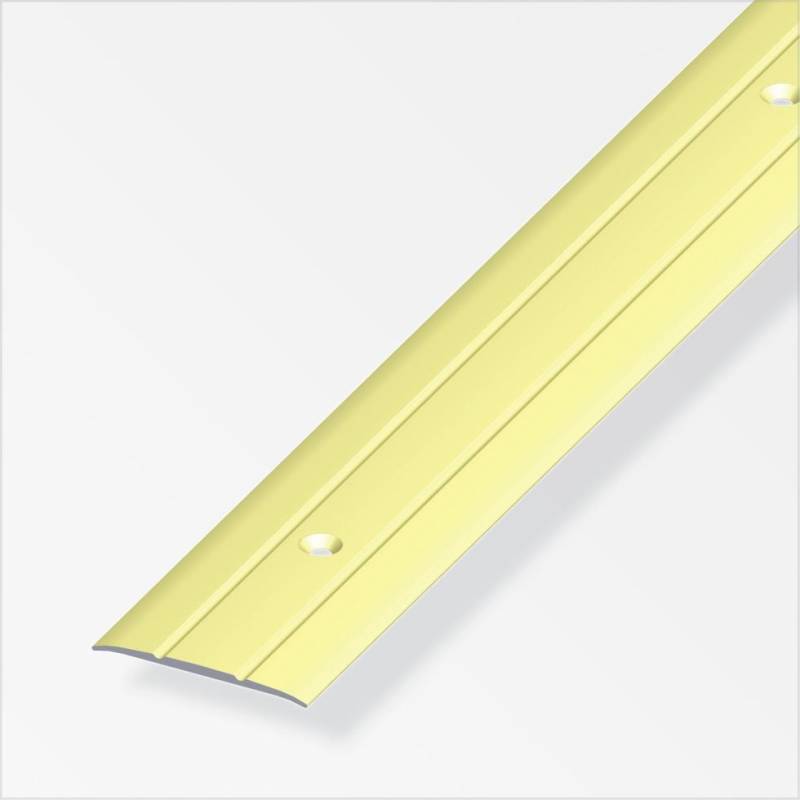 alfer Übergangsprofil 1 m, 37 x 2.5 mm Aluminium eloxiert messing von ALFER