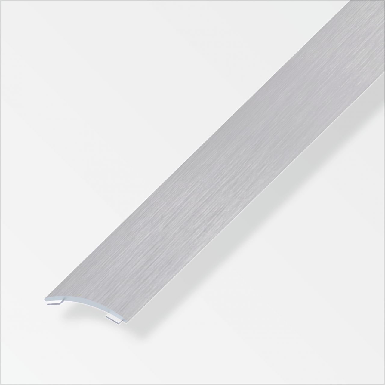alfer Übergangsprofil 2 m, 30 x 5 mm Aluminium eloxiert gebürstet grau von ALFER
