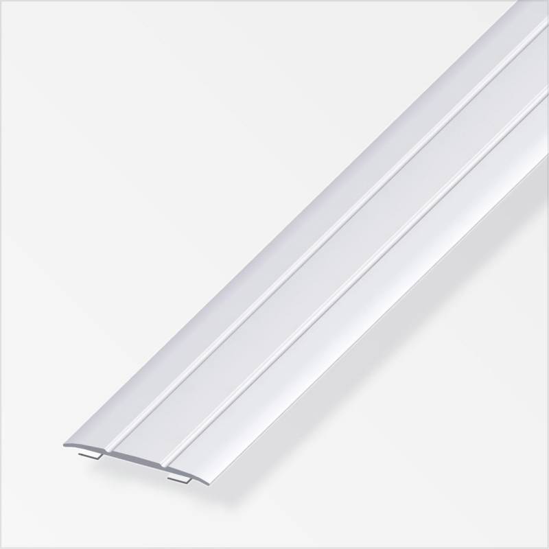alfer Übergangsprofil 1 m, 37 x 2.5 mm Aluminium eloxiert silber von ALFER