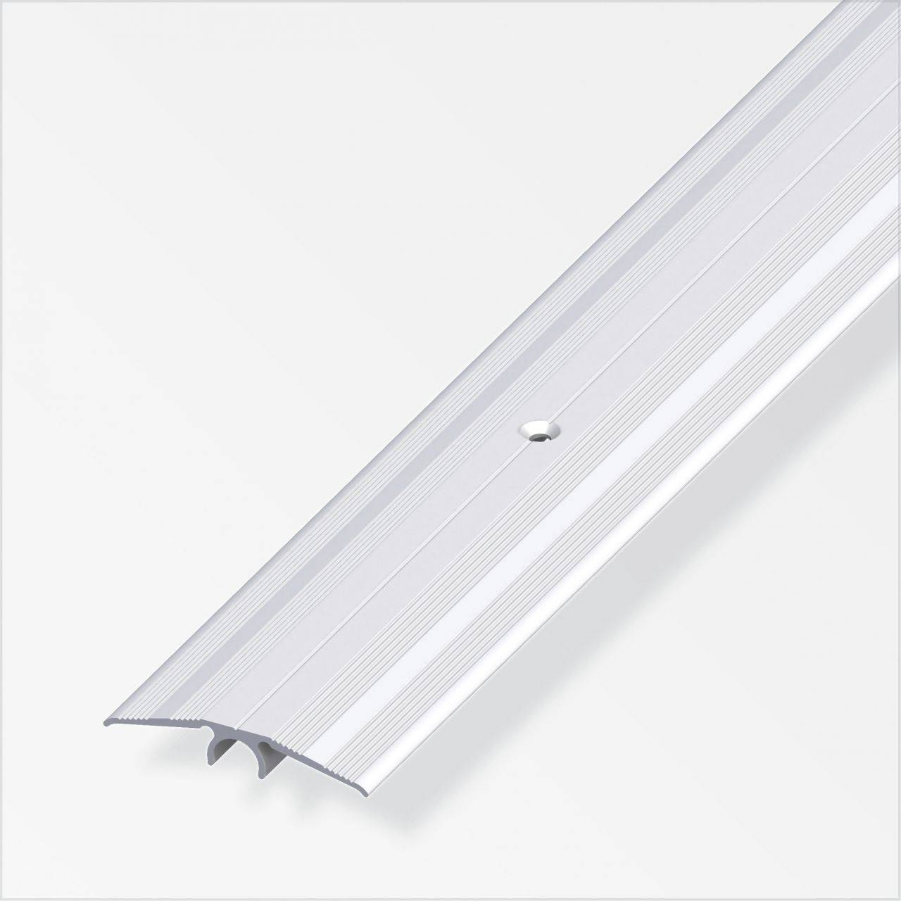 alfer Übergangs-Profil 2 m, 46 mm Aluminium eloxiert silber von ALFER