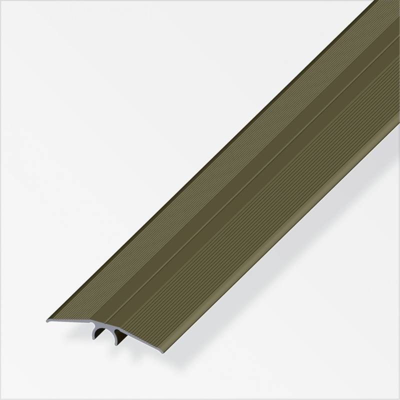 alfer Übergangsprofil 1 m, 46 mm Aluminium eloxiert bronze von ALFER