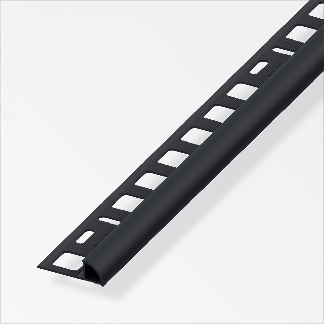 alfer Viertelkreisprofil PVC glatt schwarz alfer Viertelkreisprofil PVC glatt schwarz von ALFER