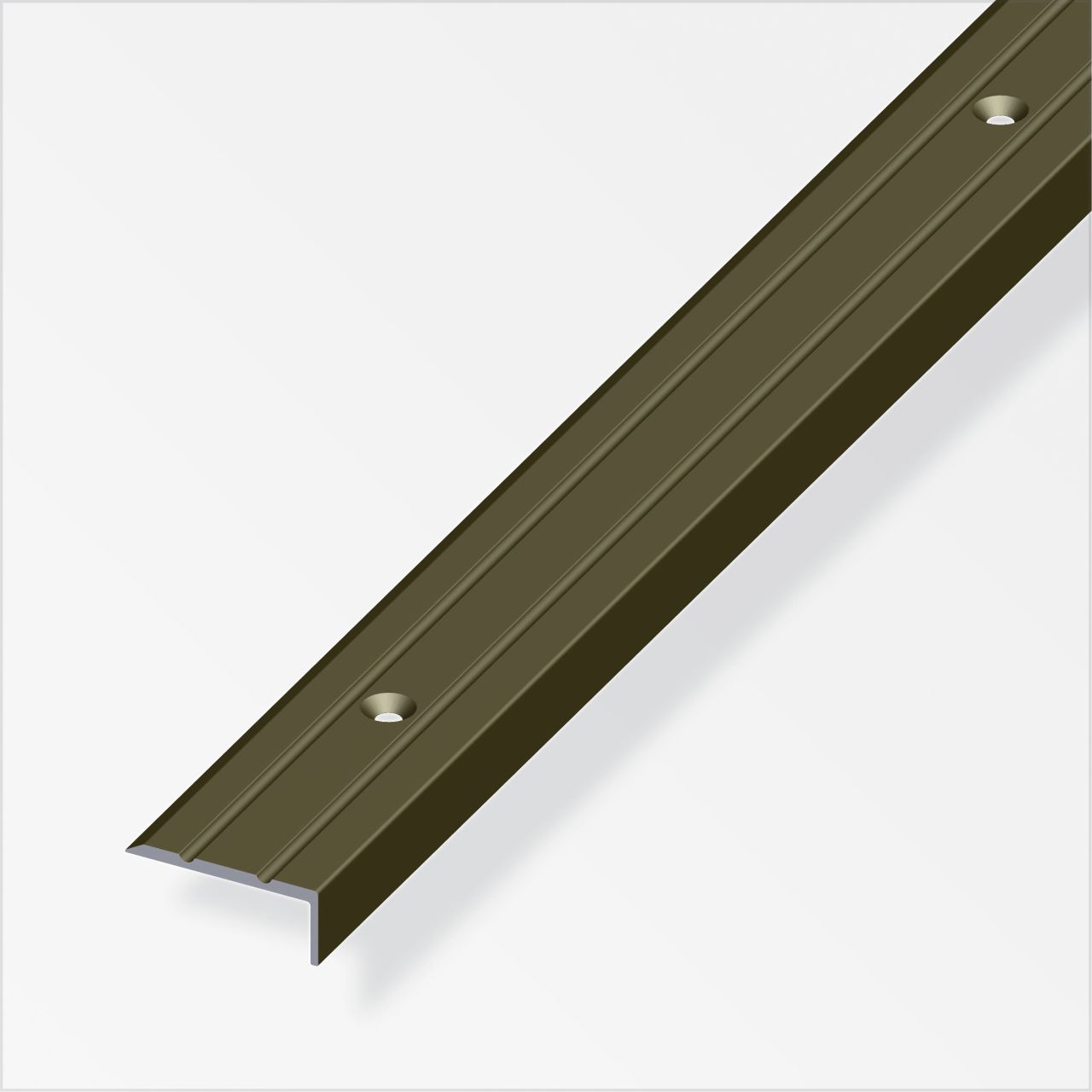 alfer Winkelprofil 2 m, 25 x 10 mm Aluminium eloxiert bronze von ALFER