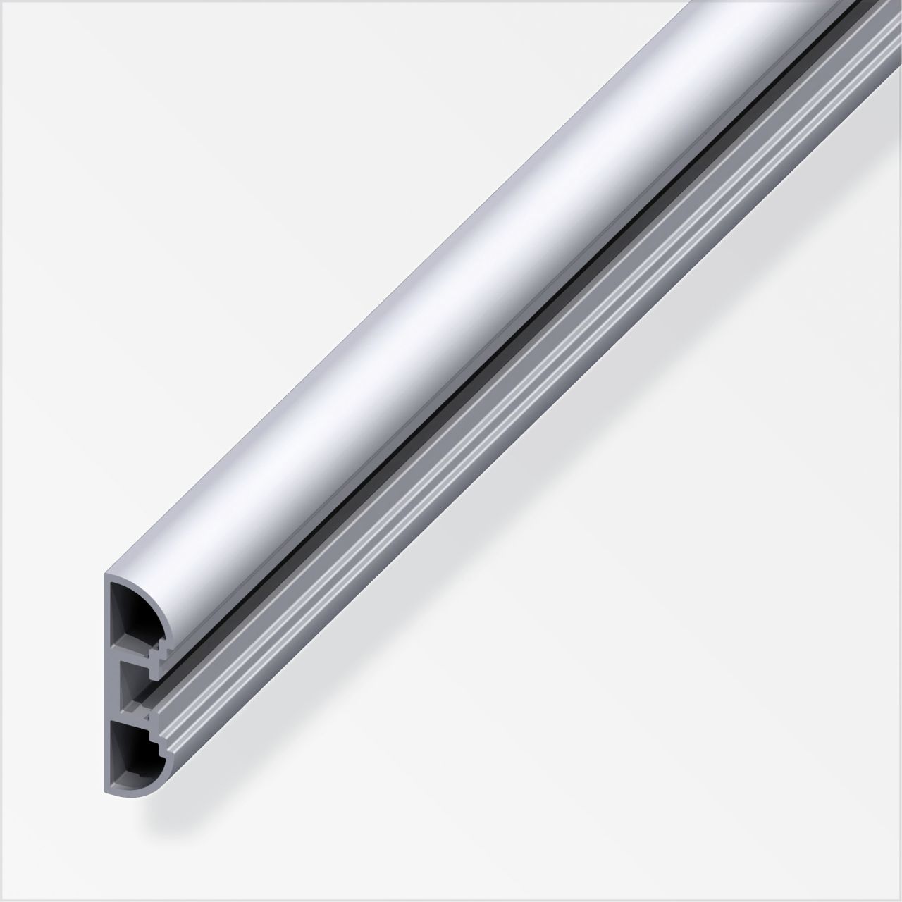 coaxis®-Profil, schmal 2 m, 35.5 x 11 mm Aluminium roh blank von ALFER