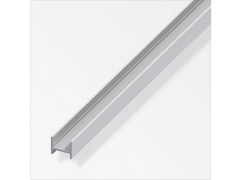 alfer Abdeckprofil alfer H-Profil 1 m, 12 x 11.5 x 1.5 mm Aluminium von alfer
