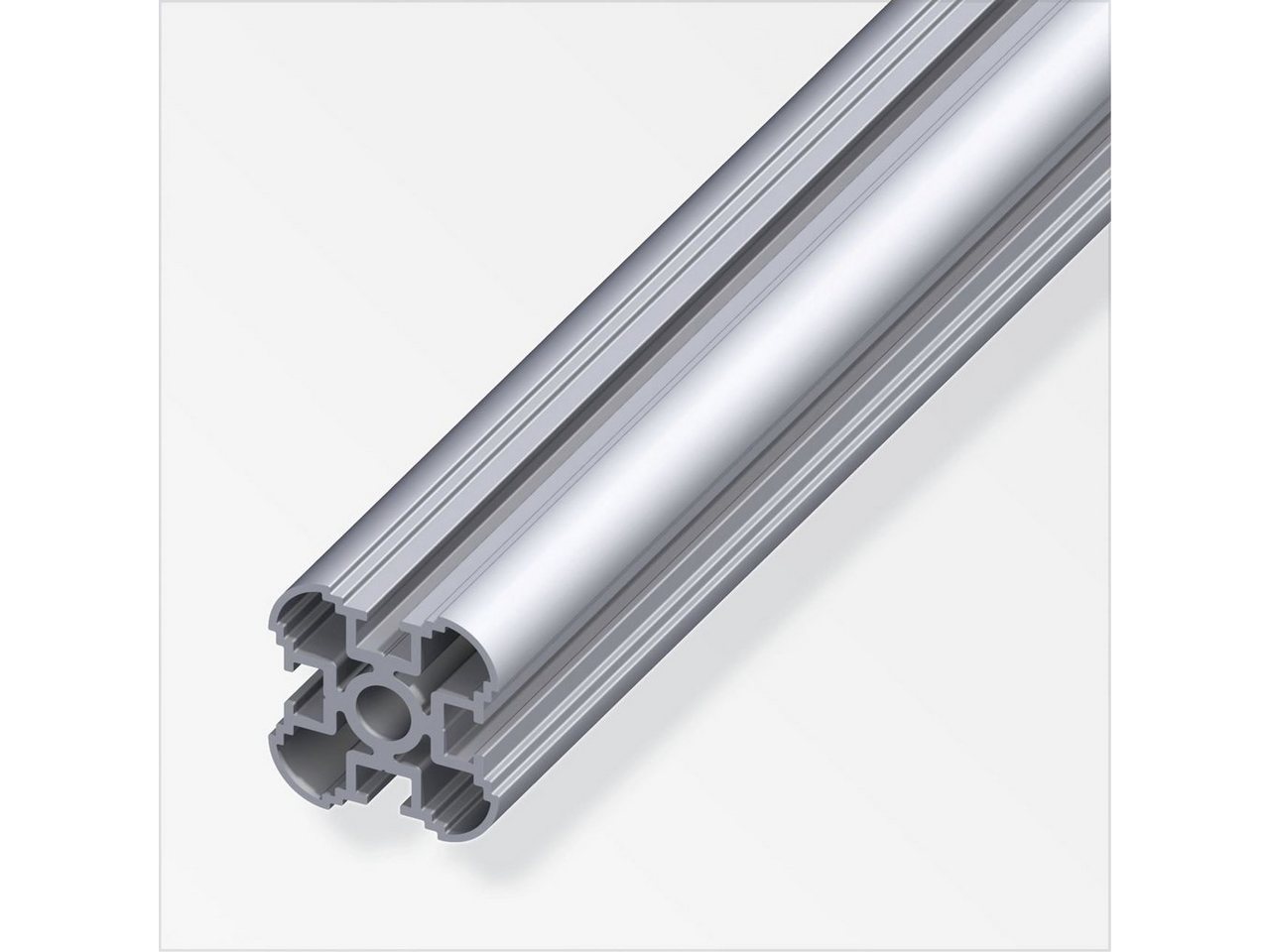 alfer Abdeckprofil coaxis®-Säulen-Profil 1 m, 35.5 mm Aluminium roh von alfer