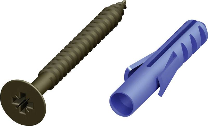 alfer Gewindeschraube alfer Schrauben und Dübel 3 x 30 mm verzinkt von alfer