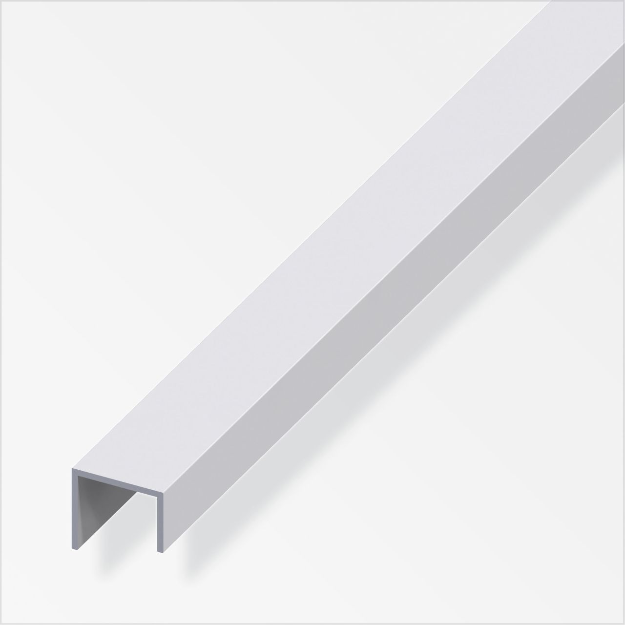 alfer Griff-Profil 1 m, 20 x 22 x 15 mm Aluminium eloxiert silber von ALFER