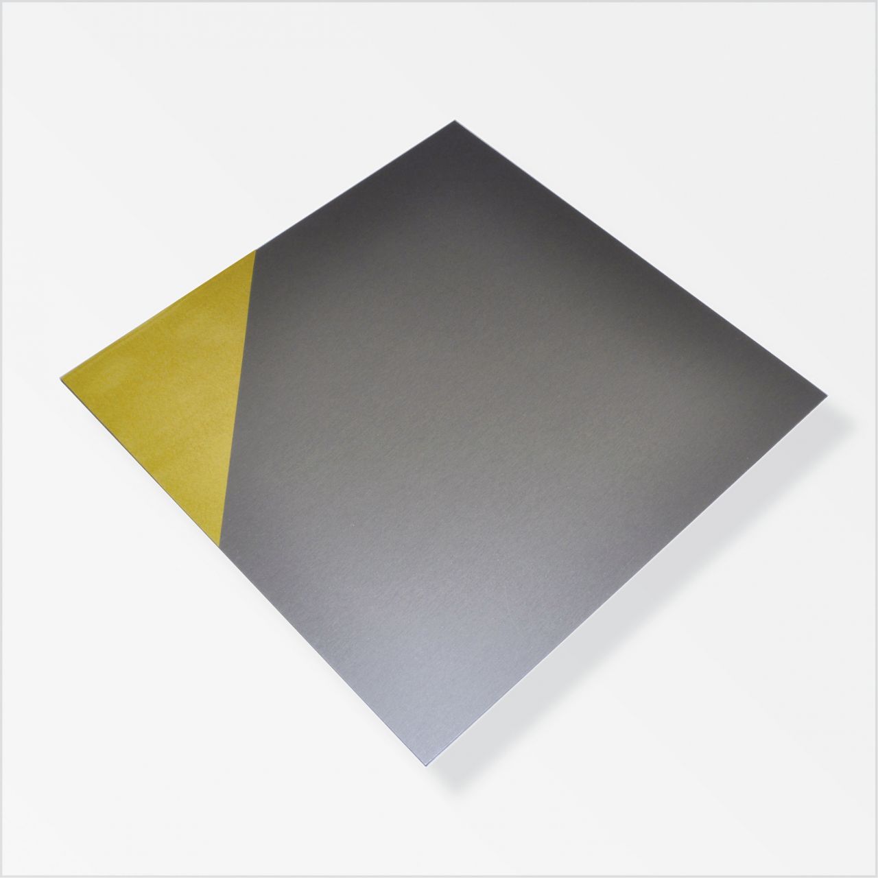 alfer Kunststoffplatte, heißgeprägt 400 x 600 mm Kunststoff Edelstahl Optik von ALFER