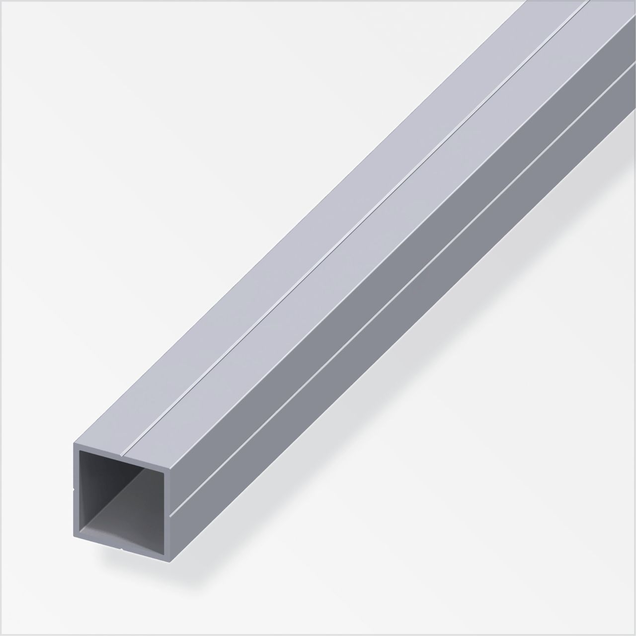 alfer Quadratrohr 2.5 m, 23.5 x 1.5 mm Aluminium roh blank von ALFER