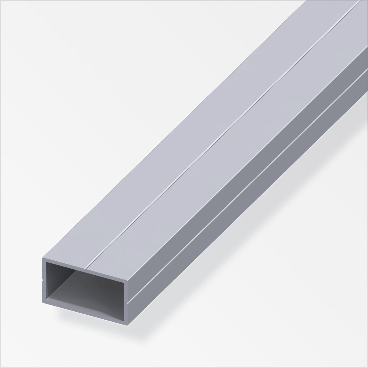 alfer Rechteckrohr 2.5 m, 19.5 x 35.5 x 1.5 mm Aluminium roh blank von ALFER