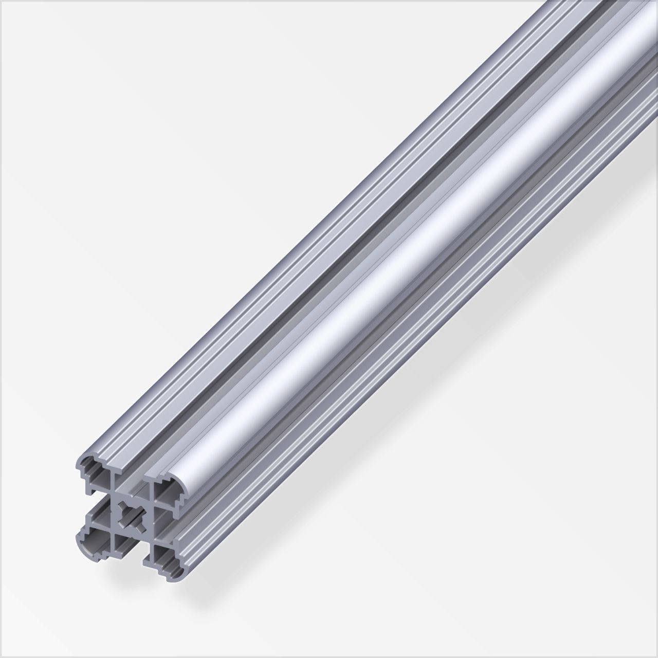 coaxis®-Säulen-Profil, schmal 2.5 m, 27.5 mm Aluminium roh blank von ALFER