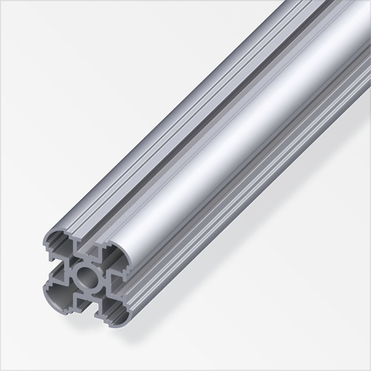 coaxis®-Säulen-Profil 2.5 m, 35.5 mm Aluminium roh blank von ALFER