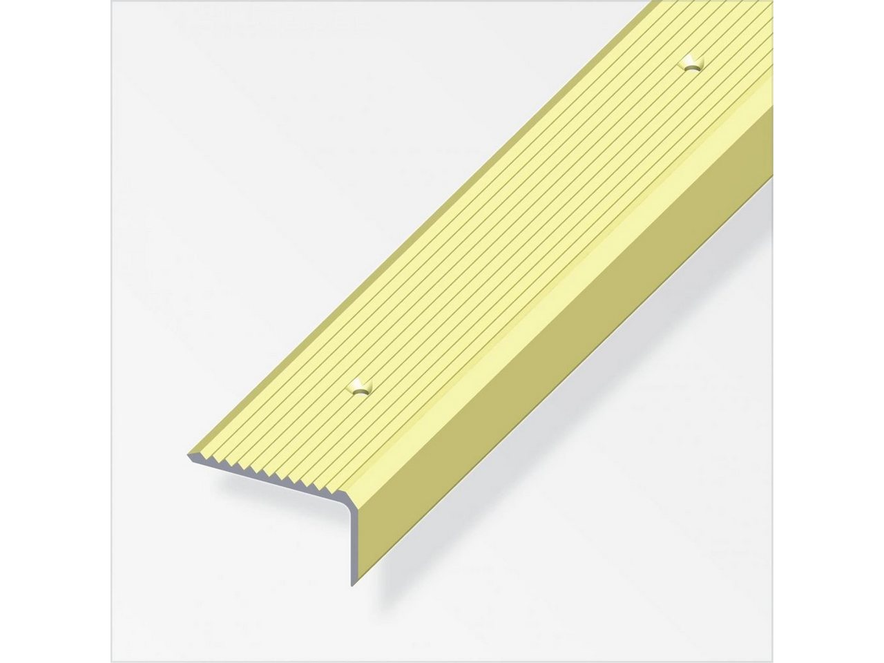 alfer Treppenstufen-Seitenblende alfer Treppenprofil 1 m, 41 x 23 mm Aluminium von alfer