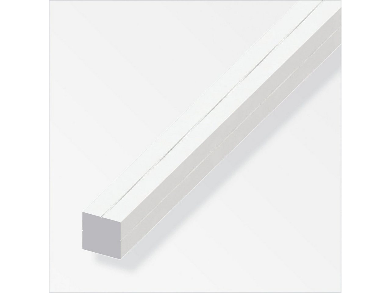 alfer Vierkantstange alfer Quadratstange 1 m, 7.5 mm PVC (Kunststoff) Aluminium von alfer