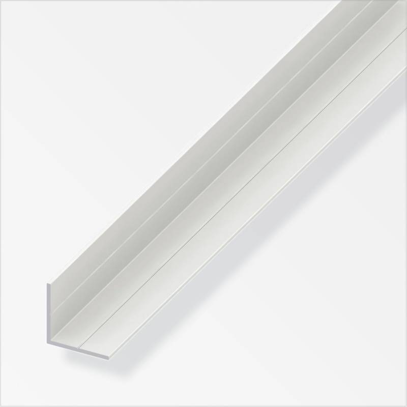 alfer Winkel 2.5 m, 23.5 x 23.5 mm PVC (Kunststoff) glatt weiss von ALFER