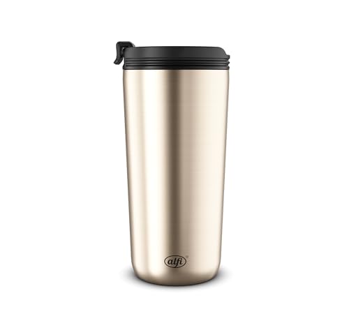 alfi ISO COFFEE MUG, gold champagner, Isolier-Trinkbecher 0,40 l, Kaffeebecher to go, spülmaschinenfest, BPA-frei, hält 4h heiß und 8h kalt, Becher für unterwegs alfi ISO COFFEE MUG, gold champagner, Isolier-Trinkbecher 0,40 l, Kaffeebecher to go, spülmaschinenfest, BPA-frei, hält 4h heiß und 8h kalt, Becher für unterwegs von alfi