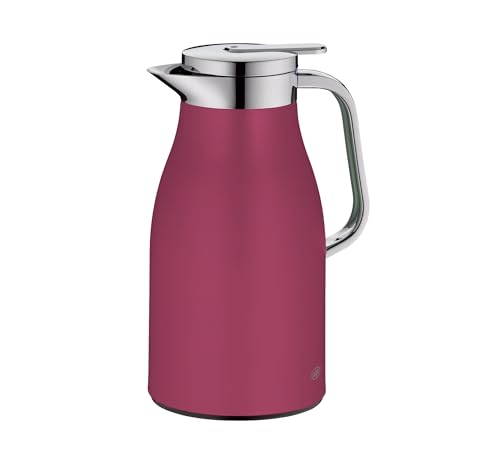alfi SKYLINE 1,0l, deep rose, Edelstahl-Isolierkanne mit hygienischem Hartglaseinsatz, Drehverschluss mit bequemer Drucktaste, ergonomischer Griff, ideal als Kaffeekanne, Teekanne, BPA-frei alfi SKYLINE 1,0l, deep rose, Edelstahl-Isolierkanne mit hygienischem Hartglaseinsatz, Drehverschluss mit bequemer Drucktaste, ergonomischer Griff, ideal als Kaffeekanne, Teekanne, BPA-frei von alfi