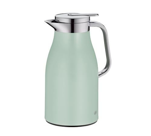 alfi SKYLINE 1,0l, pastell mint, Edelstahl-Isolierkanne mit hygienischem Hartglaseinsatz, Drehverschluss mit bequemer Drucktaste, ergonomischer Griff, ideal als Kaffeekanne, Teekanne, BPA-frei alfi SKYLINE 1,0l, pastell mint, Edelstahl-Isolierkanne mit hygienischem Hartglaseinsatz, Drehverschluss mit bequemer Drucktaste, ergonomischer Griff, ideal als Kaffeekanne, Teekanne, BPA-frei von alfi