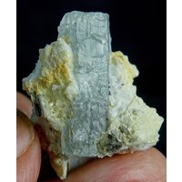 Natürlicher Aquamarin - 65 Karat Var Beryll Mit Glimmer- Und Feldspatkristallen Aus Pakistan, | La-86 von aligems1
