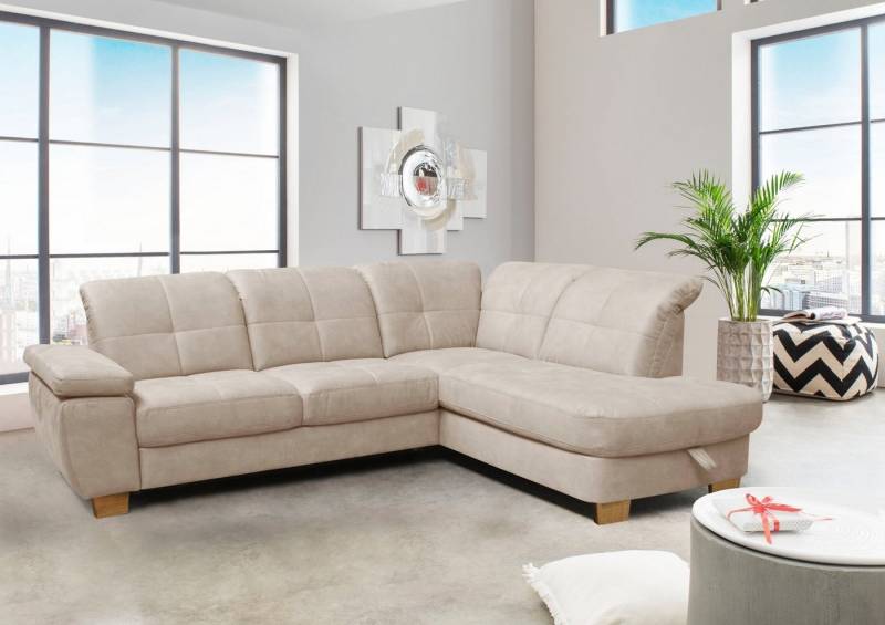 alina Ecksofa Karima, inkl. Rückenlehnenverstellung, wahlweise mit Bettfunktion und Stauraum alina Ecksofa Karima, inkl. Rückenlehnenverstellung, wahlweise mit Bettfunktion und Stauraum von alina