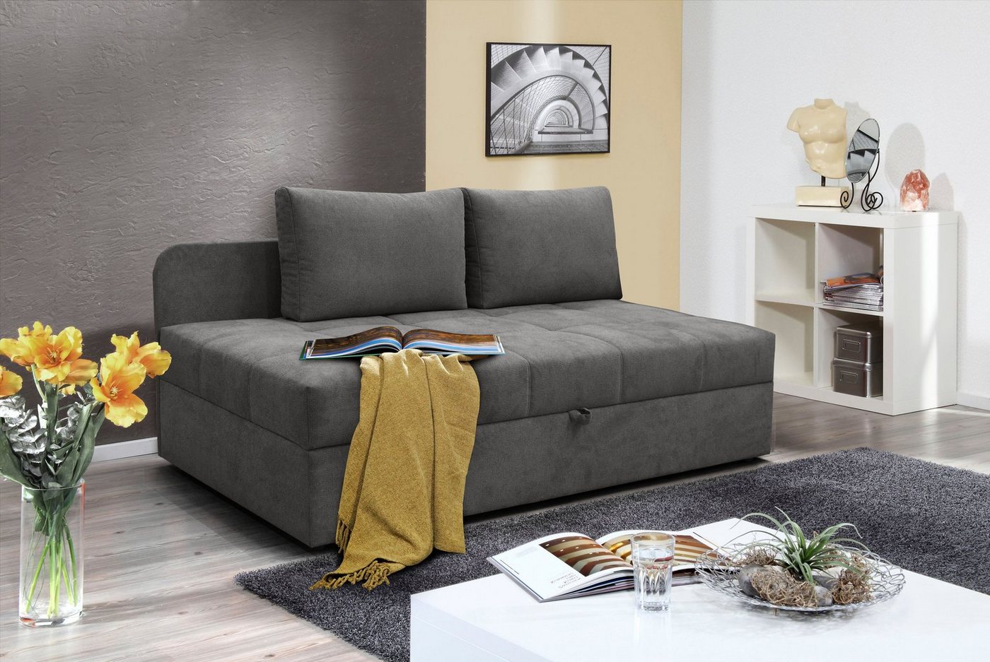 alina Schlafsofa Marla, inkl. Stauraum und 2 Rückenkissen alina Schlafsofa Marla, inkl. Stauraum und 2 Rückenkissen von alina