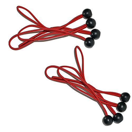 8 Spanngummi Expanderschlingen mit Kugel Zeltgummi Gummispanner Planenspanner Spanngummis planenhalter Expander spanngurt von all-around24 von all-around24