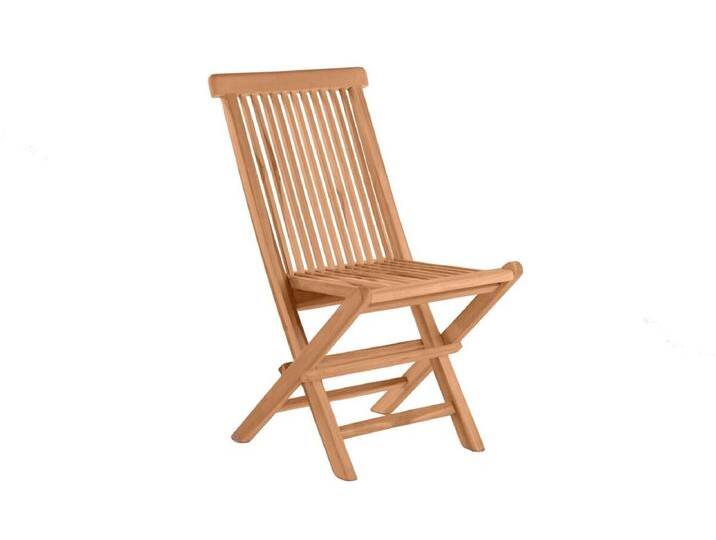 Gartenstuhl 2er-Set, Teak Holz, klappbar von Möbilia - Gartenstuhl 2er-Set, Teak Holz, klappbar von Möbilia - von allaround